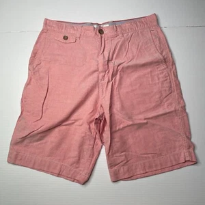 Trenery Canvas Chino Shorts Mens Size 30 Waist Pink Casual Style Summer Fit - Bild 1 von 12
