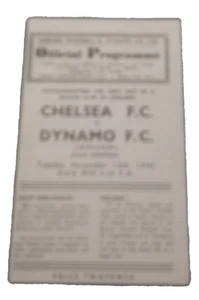 CHELSEA V MOSCOW DYNAMO - FRIENDLY MATCH - 13/11/1945 - REPLICA COPY - Picture 1 of 1