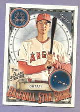 2019 Topps Allen & Ginter #BSS-16 SHOHEI OHTANI Star Signs Angels