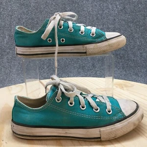 Converse Shoes Youth 13.5 Chuck Taylor All Star Sneakers Blue Canvas Low 366304F - Picture 1 of 16
