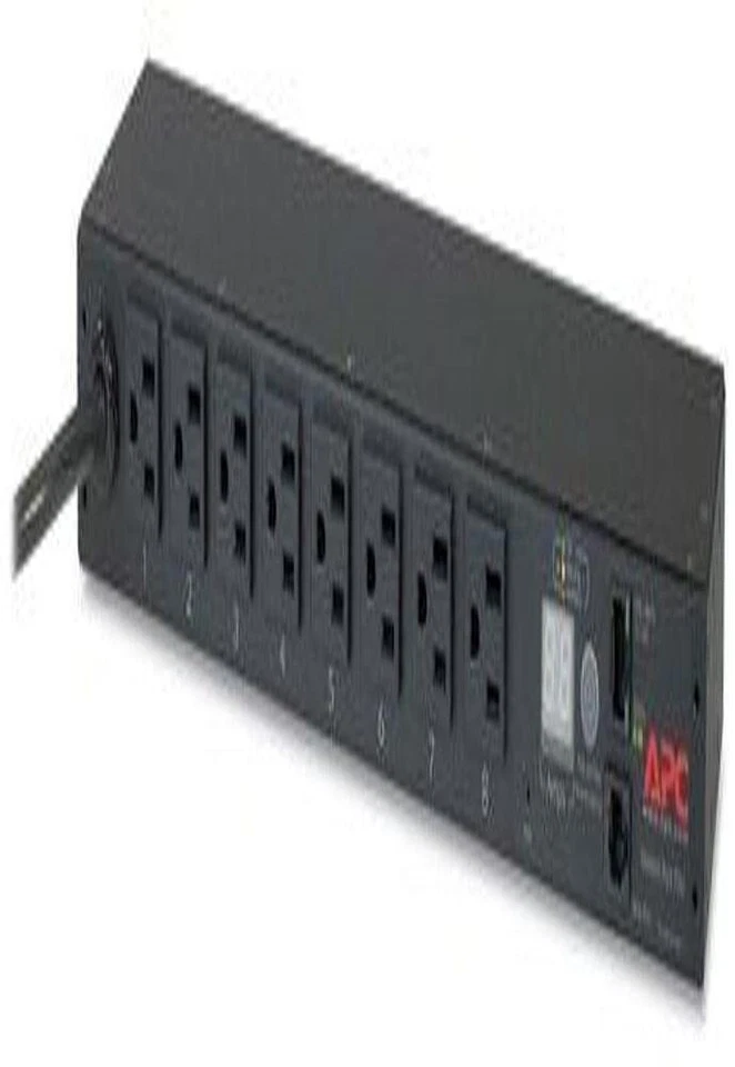 PDU de montaje en rack medida 120 V/15 A (8) tomas 1 U montaje en rack horizontal (AP7800) APC Foto 1 de 1
