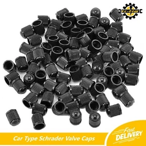 SCHRADER AUTO TYP VENTILKAPPEN Reifen Staubschutz Fahrrad Roller LKW schwarz - Bild 1 von 7