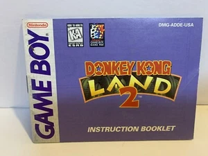 Donkey Kong Land 2 (Nintendo Gameboy) Manual - Picture 1 of 2