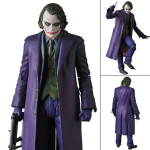 New SHF DC Comics Batman Dark Knight Heath Ledger Joker 7" Action Figure Toy
