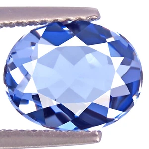 BLUE BERYL 1.79ct FLAWLESS NATURAL BLUE BERYL AQUAMARINE AWESOME PERFECT OVAL! - Picture 1 of 7
