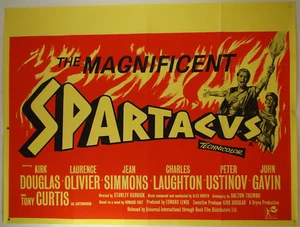 SPARTACUS Stanley Kubrick - britisches Filmplakat 101 x 76 cm (QUAD-size) - Bild 1 von 1