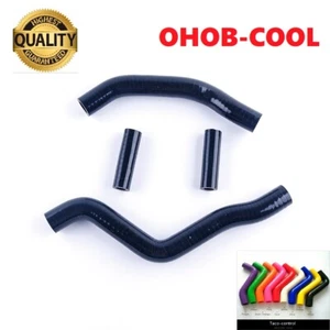Kit de manguera de refrigerante de radiador de silicona negro para Kawasaki KX125 2003-2008 04 2005 06 - Imagen 1 de 14
