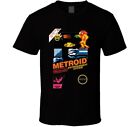 Metroid Nes Box Art Retro Video Game T Shirt