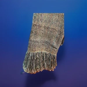 Bedford Cottage? Made in USA Fringed Throw Blanket 40”x70” Teal, Purple, Brown - Picture 1 of 8
