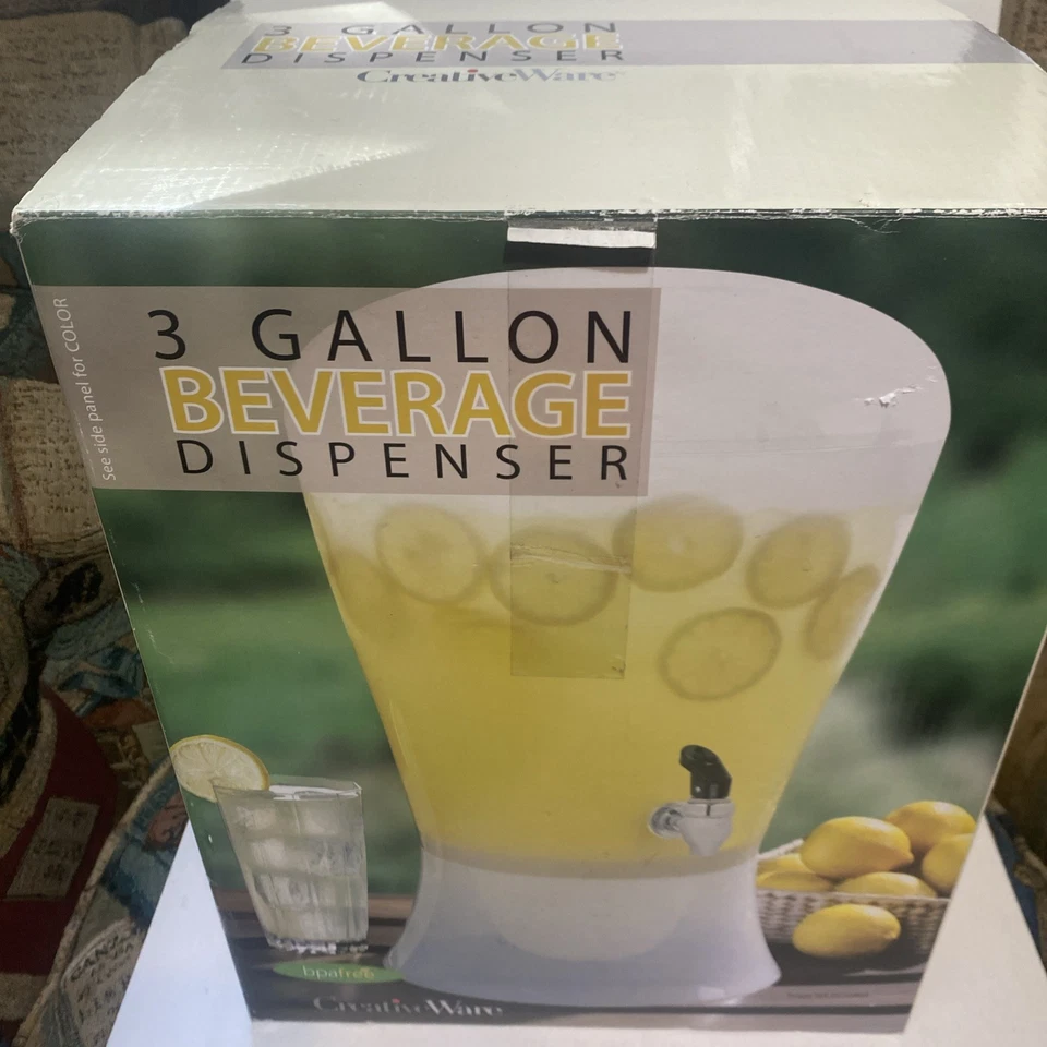 Dispensador de bebidas irrompible CreativeWare de 3 galones (11 litros) Foto 1 de 4