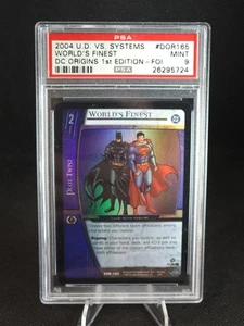Upper Deck VS. Systems DC Origins World's Finest 2004 primera edición #DOR165 PSA 9 - Imagen 1 de 2
