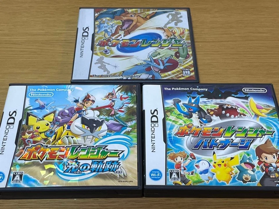 Pokemon Ranger & Guardian Signs & Shadows of Almia 3Games set Nintendo Tested - Image 1 of 3