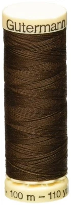Brown Polyester Sewing Thread 100 Yards All Purpose Strong Durable Seam - Image 1 of 2