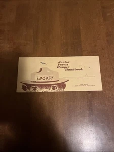 Vintage Junior Forest Ranger Manuale Orso Fumè Dipartimento dell'Agricoltura degli Stati Uniti - Foto 1 di 4