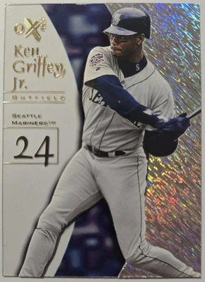 1998 #10 Ken Griffey Jr SkyBox Ex 2001 acetato Seattle Mariners béisbol Foto 1 de 2