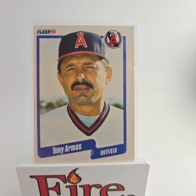 1990 Fleer - Tony Armas #126 California Angels  - Image 1 of 4