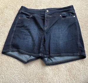 Lane Bryant Damenshorts Größe 14 dunkelblau Denim - Bild 1 von 7