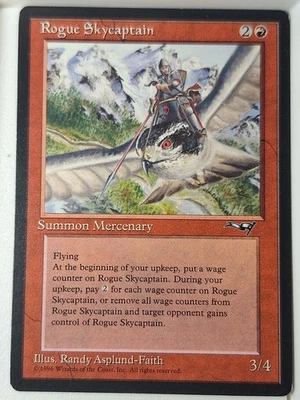 Rogue Skycaptain - Alliances - Magic the Gathering MTG Nice! - Image 1 of 3