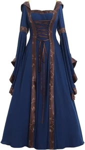 2025 Nuevo Vestido Gótico Victoriano Bruja - Vestido de Terciopelo con Capucha y Mangas de Trompeta - Imagen 1 de 42