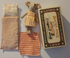 Maileg Big Sister Mouse in a Box Race Matchbox (Angel?) Seltene Rarität - Bild 1 von 9