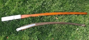 PAIR OF VINTAGE SAIL BOAT TILLERS Great Wall Display Beach House - Picture 1 of 7