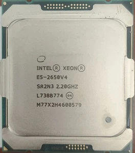 Intel Xeon E5-2650 V4 2.20GHz 12-Core 30MB LGA2011-3 105W SR2N3 CPU Processor - Picture 1 of 1