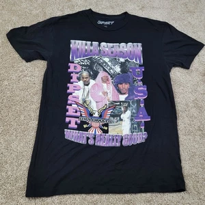 Dipset Killa Season Diplomats USA Graphic Print Black Mens T-Shirt Size Medium - Picture 1 of 4