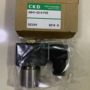 CKD AB41-02-5-F2E-DC24V Solenoid Valve New ⊕IK - Picture 1 of 4