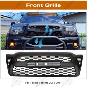 For Toyota Tacoma 2005-2008 2009 2010 2011 Front Grille Bumper Hood Mesh Grill F - Foto 1 di 13