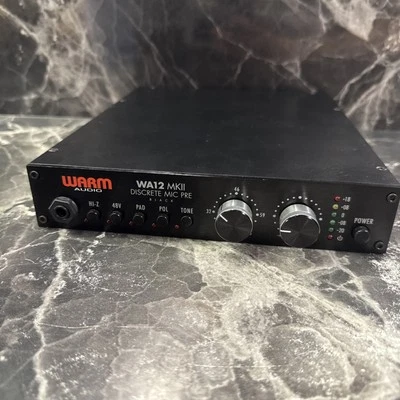 Warm Audio WA12 MKII Mic Preamplifier - Black - Image 1 of 4
