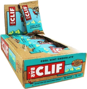 Clif Bar - Organic Energy Bars Box Cool Mint Chocolate - 12 Bars - Picture 1 of 12