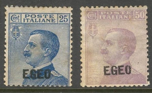 C_E_705. EGEO - GENERALI. 1912 commemorative set. Sas 1-2. Mint. - Picture 1 of 1