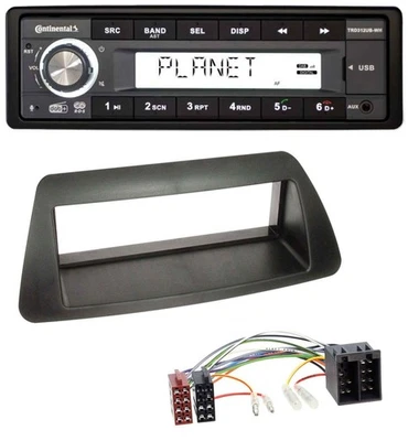 Continental USB 1DIN AUX DAB MP3 Autoradio für Fiat Bravo Brava Marea Marea-Week - Bild 1 von 4