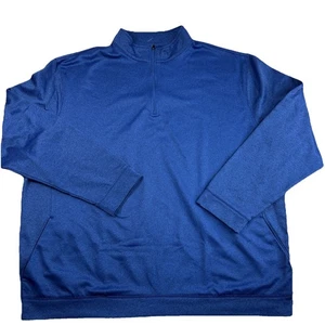 PGA Tour Pullover Men's Sz 3XLT Blue 1/4 Zip Sweater Long Sleeve Sweatshirt - Picture 1 of 7