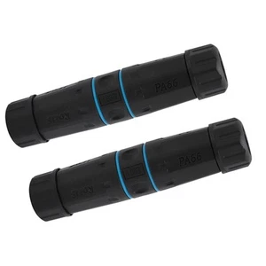 2x LAN Cable Connector Shielded Female To Female IP68 Waterproof Impact Resis FY - Afbeelding 1 van 23