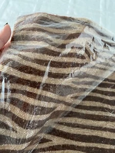 NWT Unique Art Heavy Beaded Brown/Tan Pillow Cover Sham 19.5”x16.5” - Picture 1 of 6