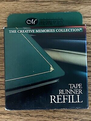 Nuevo Rollo Adhesivo Creative Memories 33' Tape Runner De Recarga Libro De Recortes • 10.13€