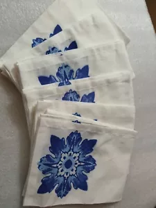 New Hotel Provence Ivory/Off White Cotton Cloth Napkins 16"x 16" Set of 6 - Picture 1 of 3