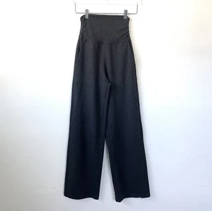 Lululemon 2 Take It Easy Pant Dark Gray High Waist Ruched Pockets Wide Leg - Picture 1 of 6
