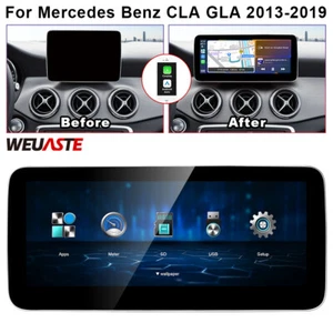 10.25'' Car Screen Carplay Android Auto Linux For Mercedes Benz GLA X156 2015-19 - Picture 1 of 12