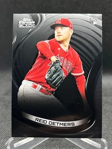 REID DETMERS 2022 Topps CHROME BLACK LOS ANGELES ANGELS RC #29 - Picture 1 of 1