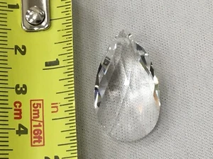 10 Stück! Swarovski Kristall: Strass 8721 "Birne/Mandel" 28 mm glasklar - Bild 1 von 1