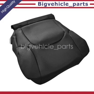 Driver Side Bottom Leather Seat Cover PERF Black For 2005-2021 Nissan Frontier Foto 1 de 4