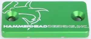 HAMMERHEAD KAWASAKI FRONT GREEN MASTER CYLINDER COVER - Picture 1 of 1