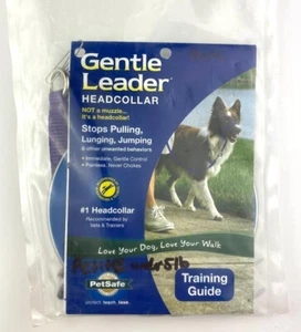 Premier Gentle Leader Headcollar Dogs Petite under 5 lbs PURPLE Training DVD NEW - Picture 1 of 2