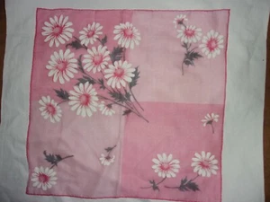 Vintage Taschentuch Blumenmuster 15"x 15" - Bild 1 von 2