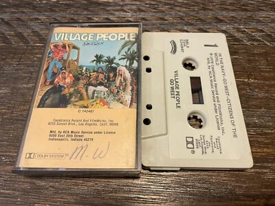 Village People "Go West" Used Cassette - Image 1 of 2
