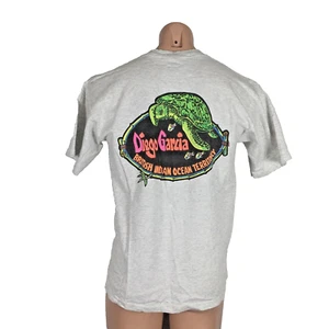 Vintage 90s Diego Garcia British-Indian Ocean Territory NEON HEATHER T-Shirt M USA - Bild 1 von 10