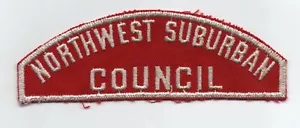 Northwest Suburban Council, RWS, Red & White Strip, Used - Picture 1 of 1