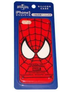 Spider-Man Iphone 5 Universal Studios Japan Silicone Fitted Case Marvel New - Picture 1 of 4